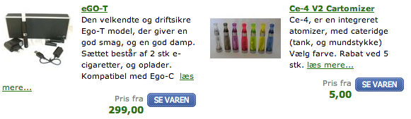 Elsmoke.dk har de bedste el smøger i DK